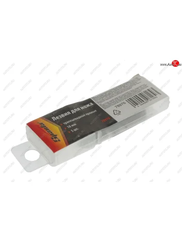 Лезвие для ножа трапециевидное 18мм 5шт. SPARTA SPARTA 78976