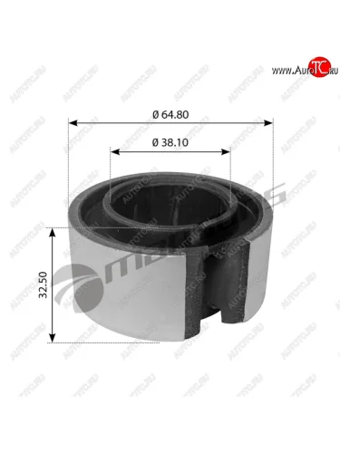 Сайлентблок IVECO Stralis,Trakker,EuroTrakker рессоры задней (37х65х32.5) MANSONS MANSONS 790.106