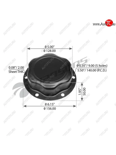 Крышка ROR ступицы (крепление винтами 6шт.) MANSONS MANSONS 790.155