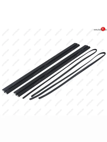 Комплект дуг аэро-трэвэл (82мм) 1.1м без заглушек черный LUX LUX 792733