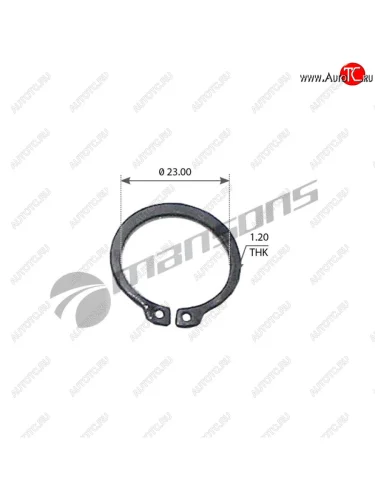 Кольцо стопорное MAN VOLVO SCANIA вилки сцепления MANSONS MANSONS 800.056