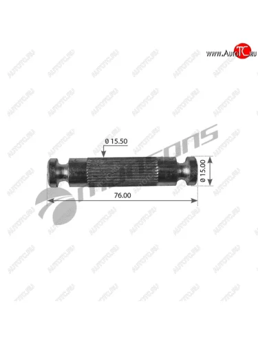 Палец RENAULT Magnum колодки тормозной MANSONS MANSONS 800.057