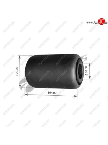 Сайлентблок RENAULT Magnum Midlum Keraх Premium полурессоры (30х70х100/104) MANSONS MANSONS 800.541 MANSONS 800.541