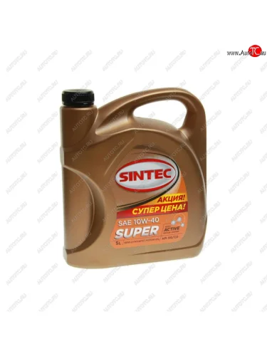 Масло моторное CУПЕР SG/CD 10W40 п/синт.5л SINTEC SINTEC 801895 SINTEC 801895