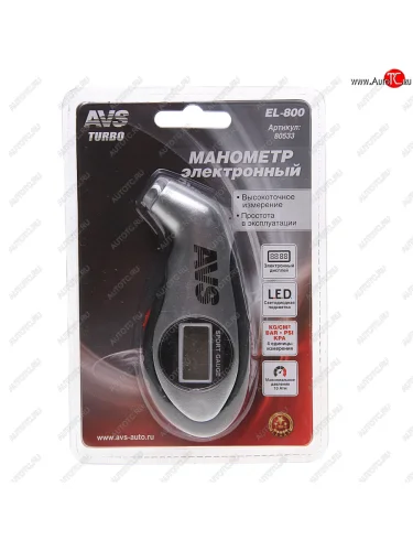 Манометр шинный цифровой 10атм. AVS AVS 80533