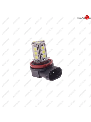 Лампа светодиодная 12V H11 PGJ19-2 6000K 18 светодиодов MEGAPOWER MEGAPOWER-AUTOMOTIVE 80571