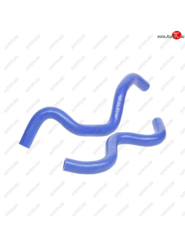 Патрубок ГАЗ-3302 Бизнес отопителя комплект 2шт. синий силикон MEGAPOWER MEGAPOWER 810-13-002