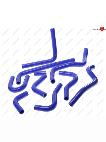 Патрубок ГАЗ-3302 ЕВРО-3 отопителя комплект 10шт. синий силикон MEGAPOWER MEGAPOWER 810-13-007