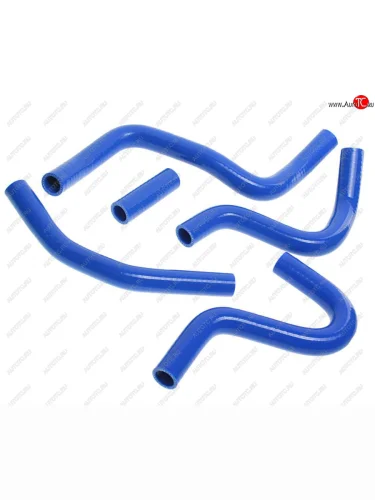 Патрубок ГАЗ-33104 дв.ММЗ отопителя комплект 5шт. силикон MEGAPOWER MEGAPOWER 810-13-010