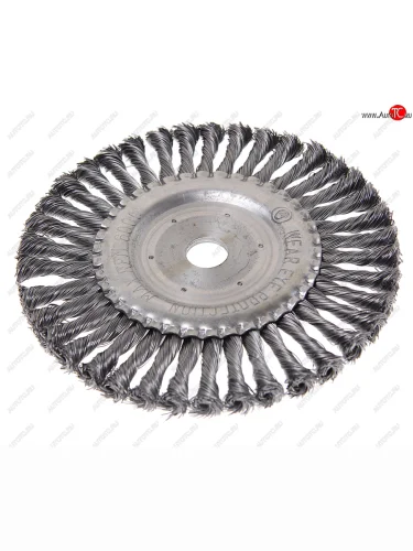 Кордщетка для УШМ дисковая 200мм крученая сталь 22мм PATRIOT PATRIOT 813010014