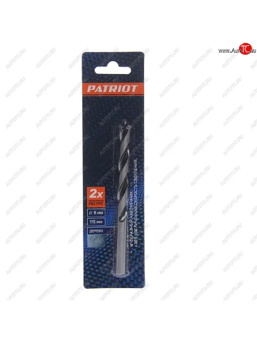 Сверло по дереву 8.0х115мм PATRIOT PATRIOT 815010075