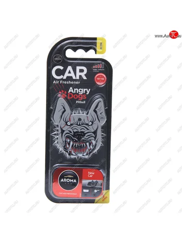 Ароматизатор на дефлектор полимерный (new car) Angry Dogs AROMA CAR AROMA CAR 83184