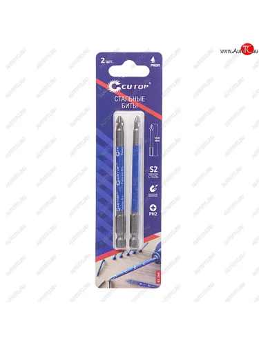 Набор бит 14 PH2 100мм 2шт. CUTOP CUTOP 83-340