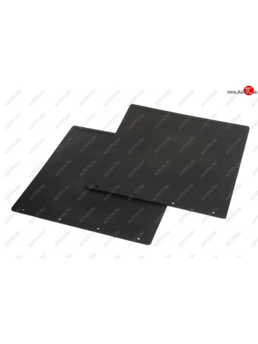 Брызговик универсальный 40х40см для прицепов черный пластик комплект 2шт. SEINTEX SEINTEX 83415