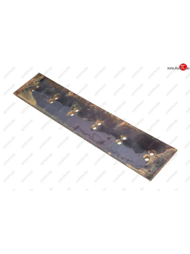 Нож ДТ-75 на отвал (прямой) 12-отверстий комплект 3шт. сталь 65Г (пружинная) ГЕПАРД ГЕПАРД 840х12х180