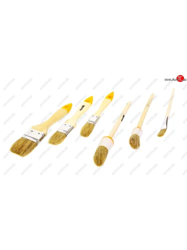Набор кистей 6шт. (плоскиекруглые) SPARTA SPARTA 841145