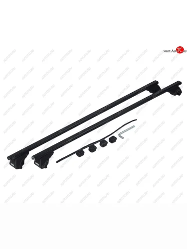 Багажник универсальный L=1300мм с прямоугольными дугами в пластике для ам с рейлингами Классик LUX LUX 842563