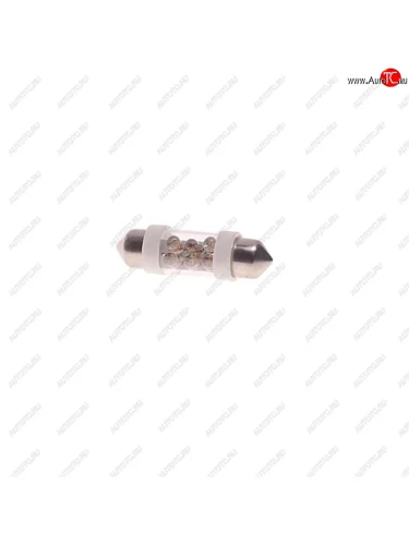 Лампа светодиодная 12V C10W SV8.5-8 36мм 6000K двухцокольная 6 светодиодов MEGAPOWER MEGAPOWER-AUTOMOTIVE 85153w