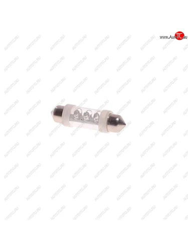 Лампа светодиодная 12V C10W SV8.5-8 39мм 6000K двухцокольная 6 светодиодов MEGAPOWER MEGAPOWER-AUTOMOTIVE 85154w