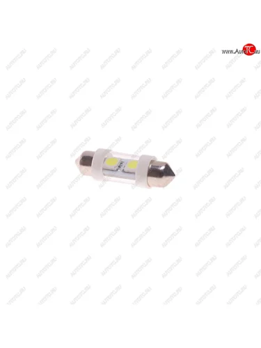 Лампа светодиодная 12V C10W SV8.5-8 36мм 6000K двухцокольная 2 светодиода MEGAPOWER MEGAPOWER-AUTOMOTIVE 85172w