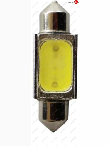 Лампа светодиодная 24V C10W SV8.5-8 6000K двухцокольная MEGAPOWER MEGAPOWER-AUTOMOTIVE 85204w-24