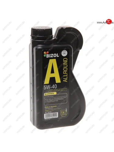 Масло моторное ALLROUND 5W40 синт.1л BIZOL BIZOL 85220