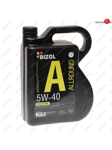 Масло моторное ALLROUND 5W40 синт.5л BIZOL BIZOL 85221
