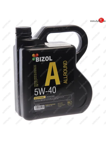 Масло моторное ALLROUND 5W40 синт.4л BIZOL BIZOL 85226 BIZOL 85226