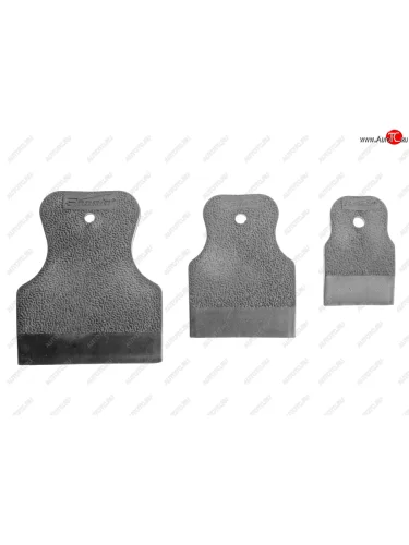 Набор шпателей 40-60-80мм резина черная 3 предмета MATRIX MATRIX 858285