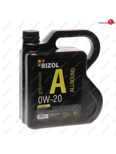 Масло моторное ALLROUND 0W20 синт.4л BIZOL BIZOL 85836