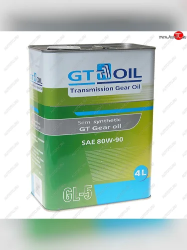 Масло трансмиссионное GT GEAR OIL GL-5 80W90 4л GT OIL GT OIL 8809059407837