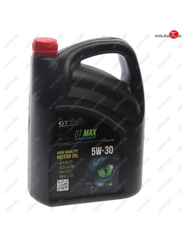 Масло моторное GT Max SNCF  5W30 синт.4л GT OIL GT OIL 8809059408971