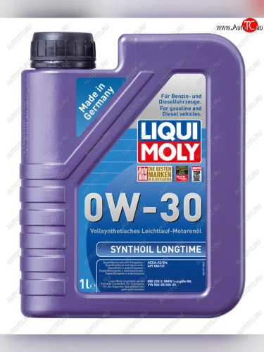 Масло моторное SYNTHOIL LONGTIME 0W30 1л LIQUI MOLY LIQUI MOLY 8976