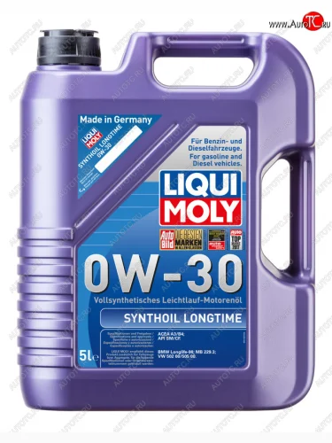 Масло моторное SYNTHOIL LONGTIME 0W30 5л LIQUI MOLY LIQUI MOLY 8977