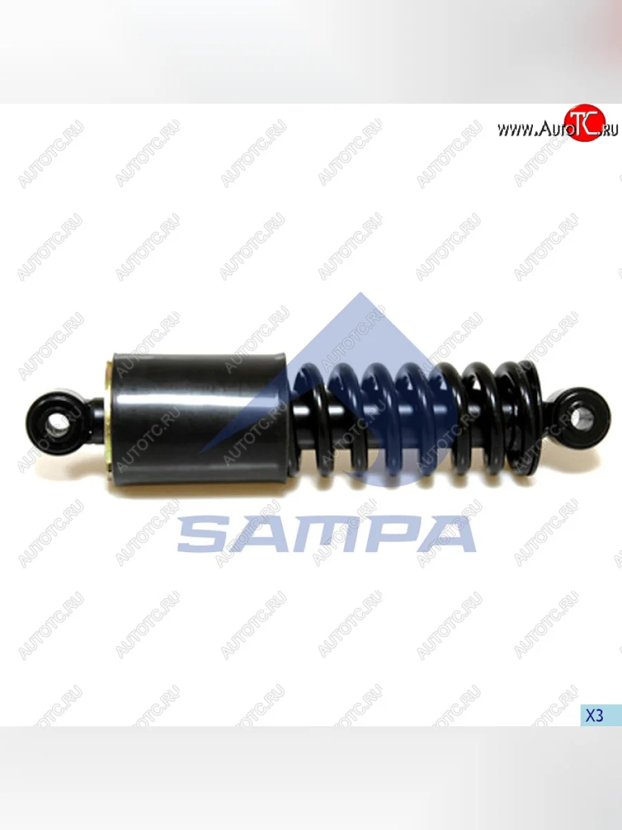 Амортизатор КАМАЗ-5490 MERCEDES Aхor задний (284328 14х50 14х50 ОО) SAMPA SAMPA 100.165-01  в Самаре Самарской области