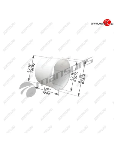Втулка VOLVO FH12,FM9,10 шкворня (60x68x48) MANSONS MANSONS 900.049
