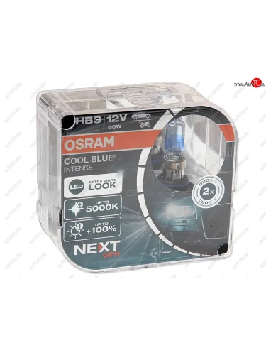 Лампа 12V HB3(9005) 60W P20d +100% 5000K евробокс (2шт.) Cool Blue Intense NextGen OSRAM OSRAM 9005cbn2(euro)