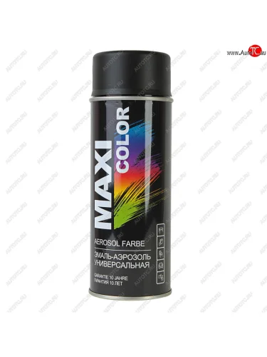 Краска черная матовая аэрозоль 400мл MAXI COLOR MAXI COLOR 9005mmx