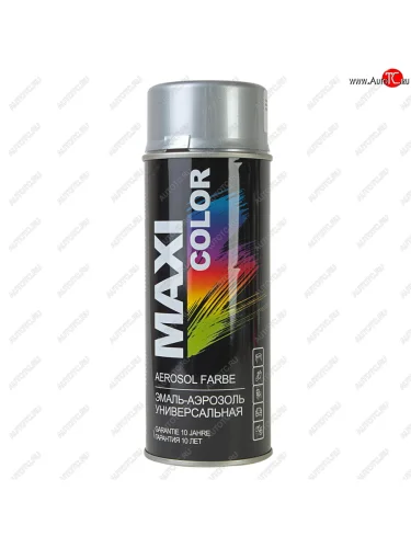 Краска серебро-эффект аэрозоль 400мл MAXI COLOR MAXI COLOR 9006mx