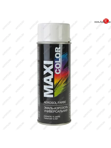 Краска белая аэрозоль 400мл MAXI COLOR MAXI COLOR 9010mx