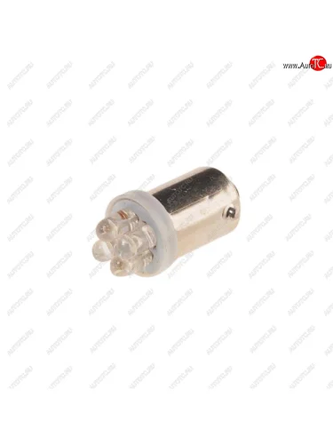 Лампа светодиодная 12V T4W BA9s 6000K 4 светодиода MEGAPOWER MEGAPOWER-AUTOMOTIVE 90123w