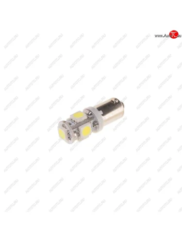 Лампа светодиодная 12V T4W BA9s 6000K 5 светодиодов MEGAPOWER MEGAPOWER-AUTOMOTIVE 90125w