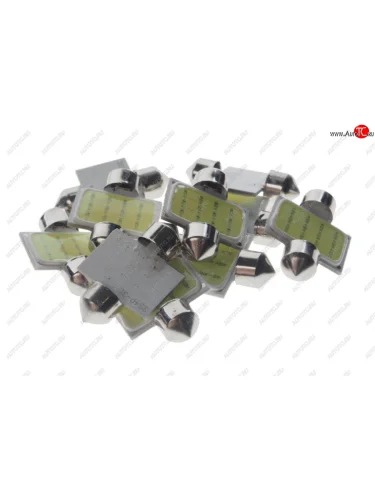 Лампа светодиодная 12V C10W SV8.5-8 31мм 6000K COB White MEGA ELECTRIC MEGA ELECTRIC 90131