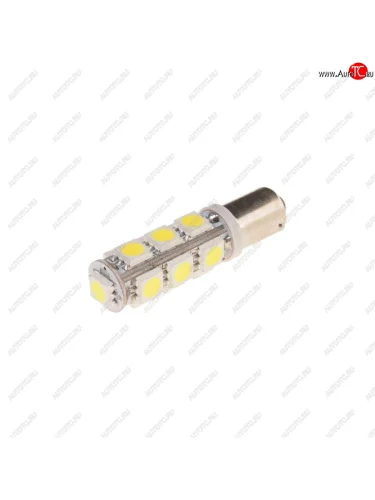 Лампа светодиодная 12V T4W BA9s 6000K 13 светодиодов MEGAPOWER MEGAPOWER-AUTOMOTIVE 90132w