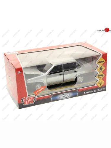 Модель автомобиля ВАЗ-21099 металлическая (свет, звук) (1:24) ТЕХНОПАРК ТЕХНОПАРК 914965