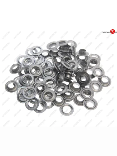 Люверс круглый 10мм комплект (50шт.) оцинкованный ПТ Производственные технологии 9203