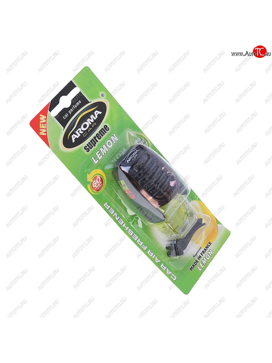 Ароматизатор на дефлектор жидкостный (лимон) 7мл Supreme AROMA CAR AROMA CAR 92046 AROMA CAR 92046  в Самаре Самарской области