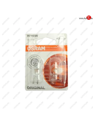 Лампа 12V W16W W2.1x9.5d блистер (2шт.) OSRAM OSRAM 921-02b