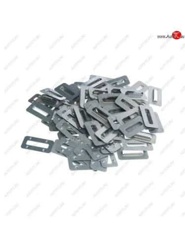 Люверс прямоугольный 38х8мм комплект (50шт.) оцинкованный ПТ Производственные технологии 9212