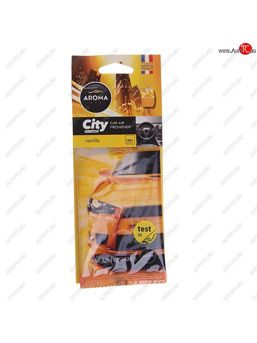 Ароматизатор подвесной пластина (ваниль) City AROMA CAR AROMA CAR 92669 AROMA CAR 92669  в Самаре Самарской области
